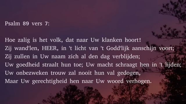 Psalm 89 vers 1, 7 en 8 - 'k Zal eeuwig zingen van Gods goedertierenheên смотреть онлайн