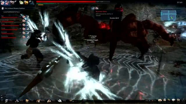 Vindictus Red Spider speedrun 6 SpearLann party (WEST) смотреть онлайн