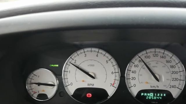 Расход Додж Стратус 2,4 АКПП при 80 км/ч. смотреть онлайн