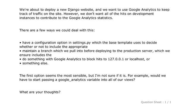 Django : Deploying Google Analytics With Django смотреть онлайн