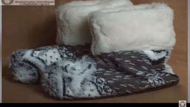 Меховые тапочки из меха овчины от Шкуркин.ру смотреть онлайн