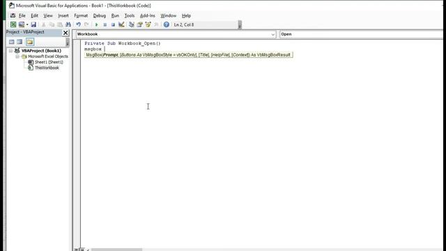 vba function in excel | open messages | close message | visual basic | excel in urdu смотреть онлайн