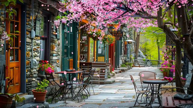 Spring Cafe Jazz | Positive Spring Coffee Jazz & Smooth February Bossa Nova Piano Improve mood смотреть онлайн