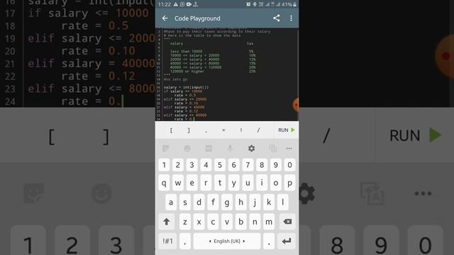 Tax Calculator on Salary || Python || Sololearn || Aditya's Lab || смотреть онлайн