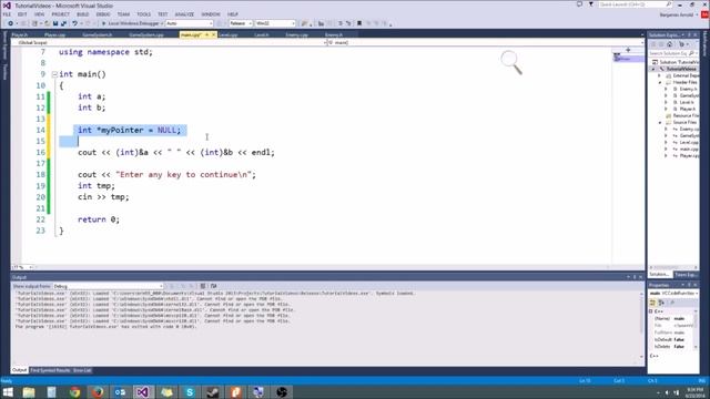 C++/Game Tutorial 25: Pointer Basics! смотреть онлайн