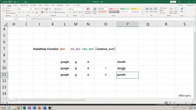 How To Substitute Text in Excel? Learn SUBSTITUTE Function with Examples in Hindi смотреть онлайн