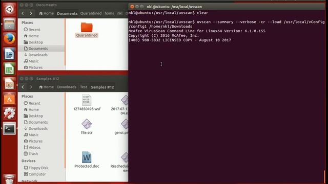 McAfee VirusScan Command Line Scanner Demo - Scan Summary смотреть онлайн