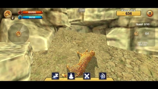 Wild Cheetah Sim 3D (wild Cheetah Simulator Game) - Cheetah Faimly - Android Gameplay HD