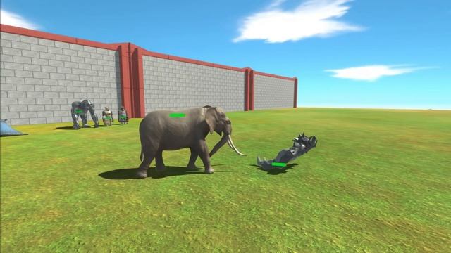 MODERN MAMMALS + DRAGON VS MUTANT PRIMATES + ANCIENT HUMANS - Animal Revolt Battle Simulator