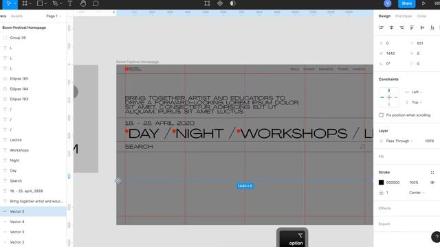 Design a Boom Festival website using Figma [freebie] - Speed Art - Tutorial смотреть онлайн