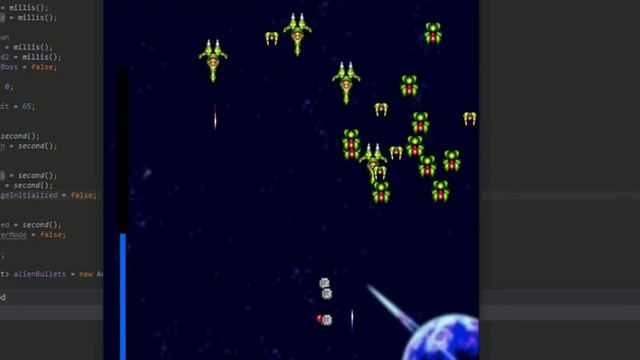 Mini Space Shooter (Java + Processing) смотреть онлайн