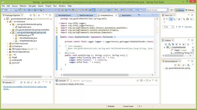 Spring Framework 4 Dependency Injection Tutorial Part III using Java Configuration and Annotations смотреть онлайн