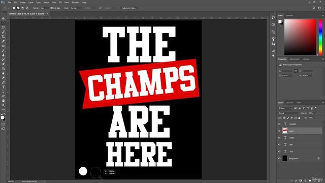 19. T-shirt Design with Photoshop Design #1, Finishing Touches of This T-shirt Design. Section 7 смотреть онлайн