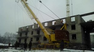 монтаж башенного крана