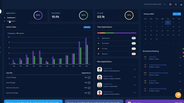 Bootstrap Admin Templates with Bootstrap Admin Web App – Joblly смотреть онлайн