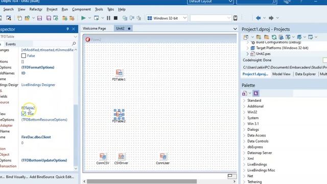 ETL - FireDac 3 : Connection component : CSV - Excel ... смотреть онлайн