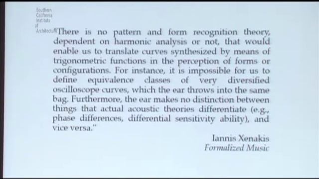 Polytopes: The architecture of soundscapes (February 23, 2011) Part 2 of 2 смотреть онлайн