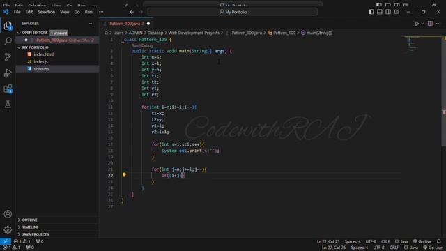 Java Pattern_109 смотреть онлайн