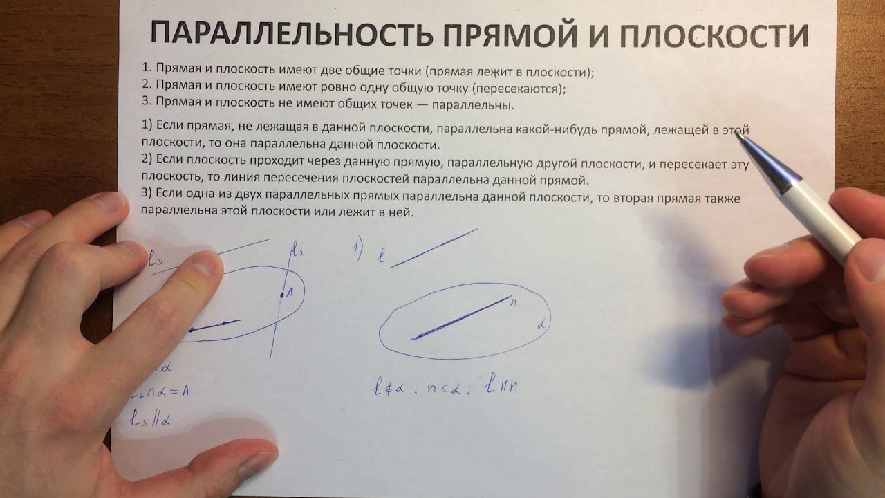 04 Параллельность прямой и плоскости смотреть онлайн