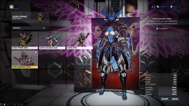 Warframe | Fashion Frame | Gara Prime смотреть онлайн