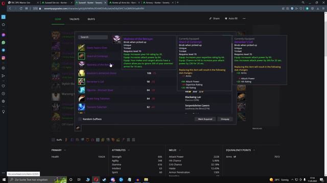 My Arms Warrior BIS/Wish List for Sunwell смотреть онлайн
