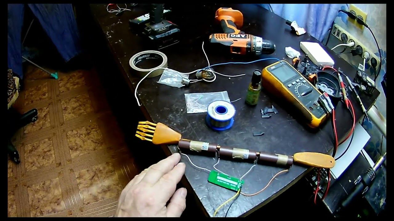Переделка шуруповёрта AEG с никель-кадмия на литий ион. Часть раз. смотреть онлайн