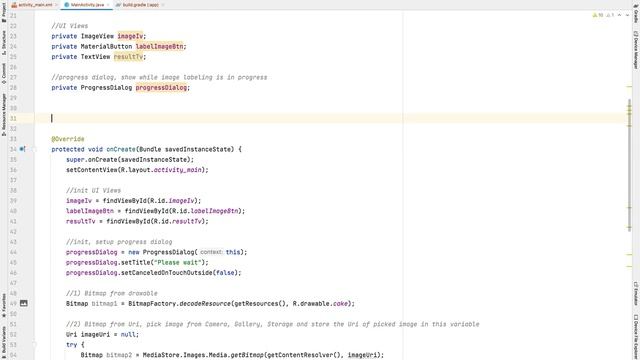 Image Labeling | Google ML | Android Studio | Java смотреть онлайн