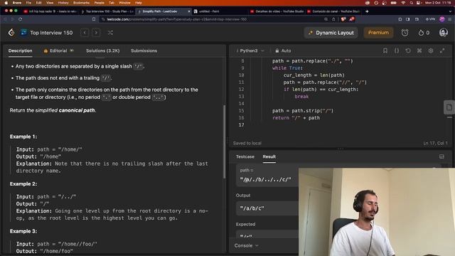 ?Solving All LeetCode Problems with PYTHON ? - 71 Simplify Path смотреть онлайн