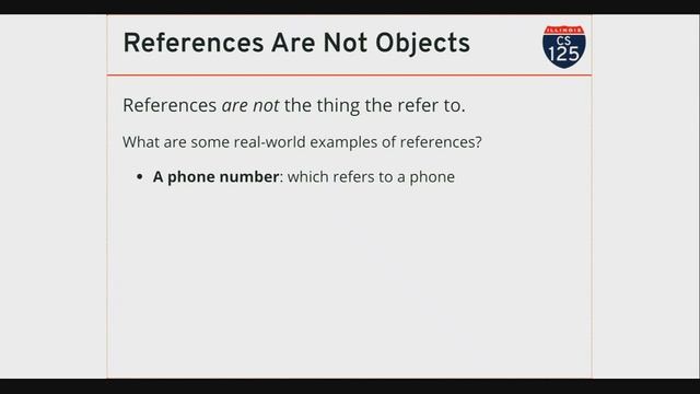 CS 125 Fall 2019: Wed 10.9.2019. Object References смотреть онлайн