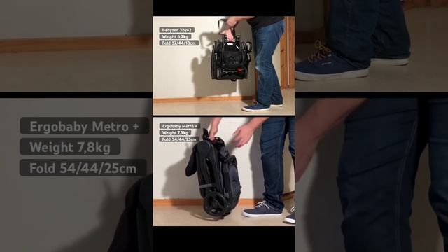 Babyzen Yoyo2 vs Ergobaby Metro+: Folding смотреть онлайн