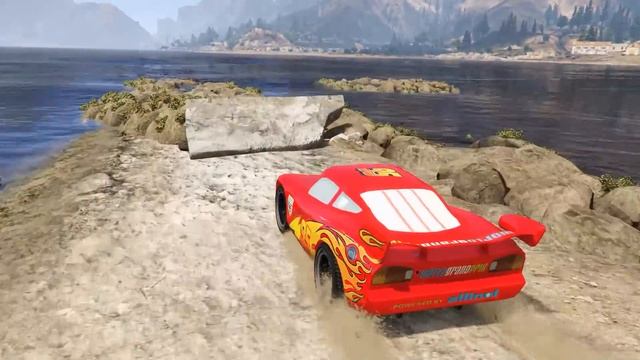 GTA 5 Lightning McQueen VS BeamNG Drive Lightning McQueen vs ROBLOX McQueen - Which is best? смотреть онлайн