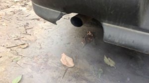 Белый дым с выхлопной нексия