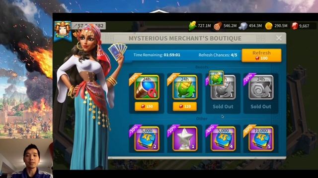 Rise of Kingdoms - Magic tricks to bring back the mysterious merchant! смотреть онлайн