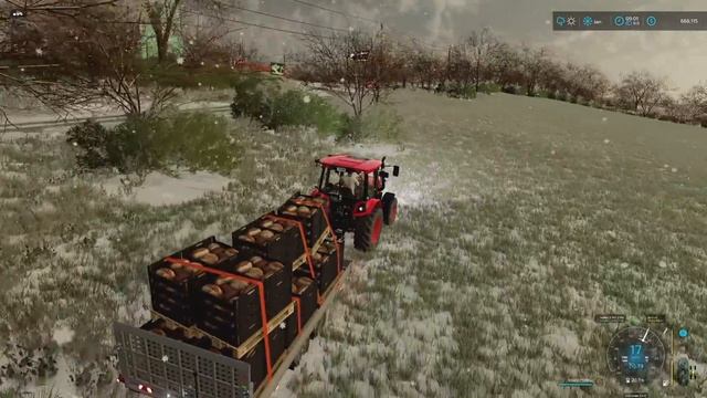 Making Deliveries In The Snow! (Elmcreek Ep 9) | Farming Simulator 22 смотреть онлайн