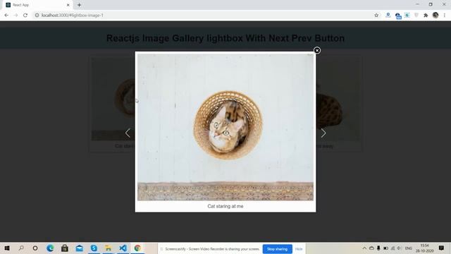 Reactjs Image Gallery Lightbox Working Demo смотреть онлайн