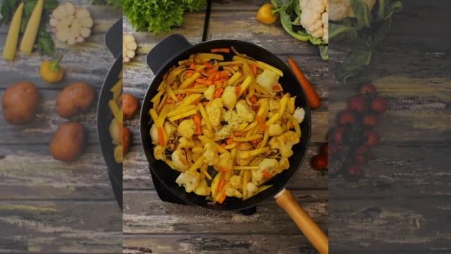 КАРРИ ИЗ ЦВЕТНОЙ КАПУСТЫ С КАРТОФЕЛЕМ - ПЛАНЕТА ВИТАМИНОВ смотреть онлайн