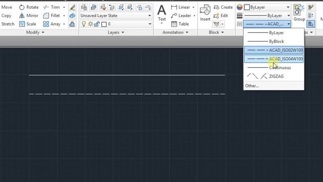 How To Make a Custom LineType - Types of Line - AutoCAD Tutorials смотреть онлайн