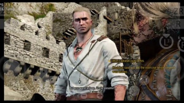 The Witcher 3 Wild Hunt Yuzu Android NCE GitHub v268 Gameplay test Snapdragon 778G