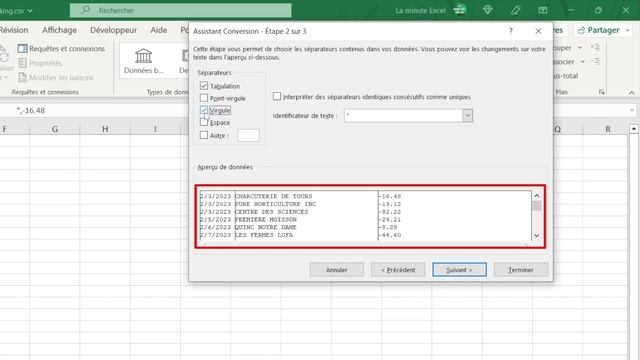 Comment CONVERTIR un fichier CSV en tableau EXCEL смотреть онлайн