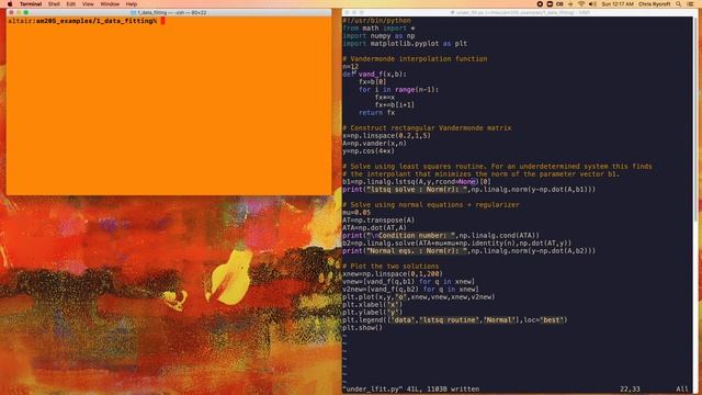 Harvard AM205 video 1.7 - Underdetermined least squares смотреть онлайн