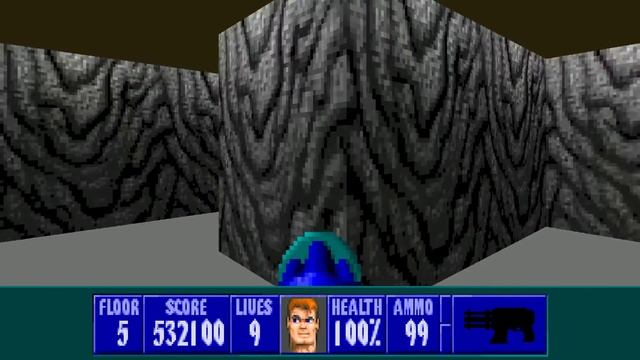 Wolfenstein 3D Spear of Destiny: Return to Danger - 05 Submarine Pens Boss - All Secrets смотреть онлайн