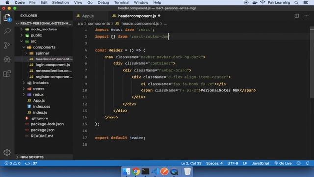 React App - Redux, Bootstrap with JWT [7] - Adding Logout Functionality смотреть онлайн