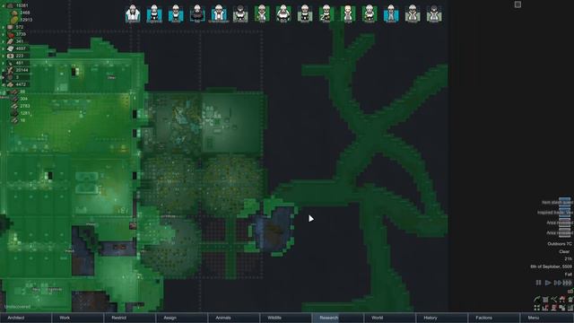 33 Nomadic Tribal : 40 Mega spiders and some lite questing : Rimworld смотреть онлайн