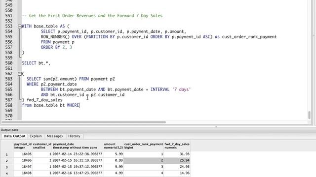 Use Correlated Subqueries to Find First 7 and First 30 Days Revenues смотреть онлайн
