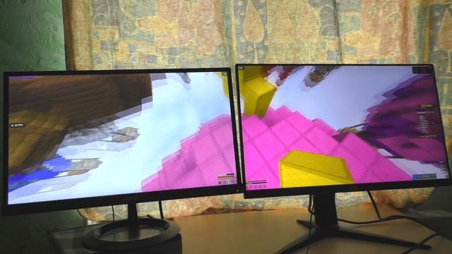 МАЙНКРАФТ на ДВУХ МОНИТОРАХ! ЭТО ЧИТЫ!? смотреть онлайн