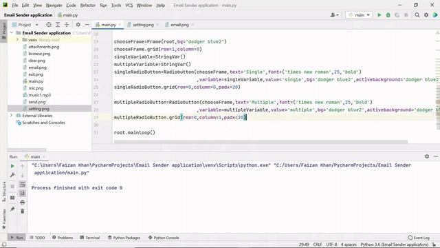 Create Your Own Email Sender Application (Part-1) | Python GUI Project | Step By Step Tutorial смотреть онлайн