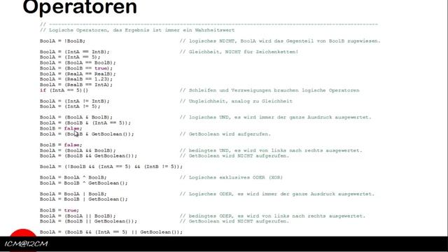 [05] Operatoren in Java смотреть онлайн