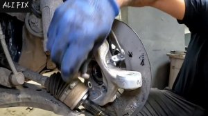 замена подшипника ступицы переднего колеса ... toyota rav4 2019-2024 #тойота #рав4 #подвеска