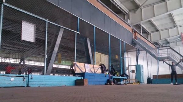 Выпады оверхед 50кг Overhead walk