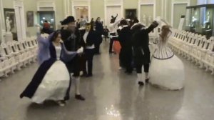 Бал. Омск. Галианта. Исторические бальные танцы. Французский котильон.